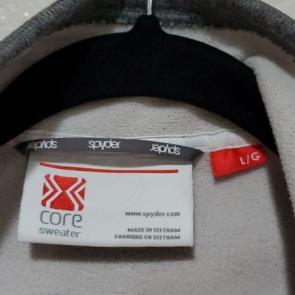 Spyder Core Sweater Full Zip Fleece Lined Jacket or Sweatshirt Size L - Picture 4 of 15